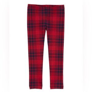 Brand New Baby Girl Stretch Holiday Plaid Leggings, Size 24 Months, NWT